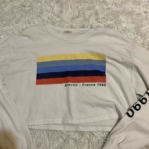 Brandy Melville Cropped Long Sleeve